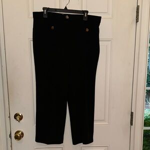 Jules & Leopold Black Cropped Pants